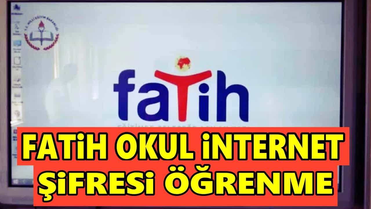 fatih wifi sifresi 2023 2022