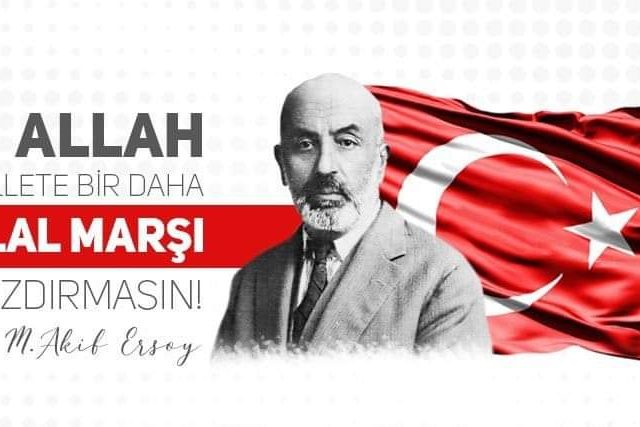 Anayasa Komisyonu Başkanı Tokat Milletvekili Av.Yusuf Beyazıtın İstiklal Marşının Kabülünün 102.Yıldönümü Kutlama Mesajı