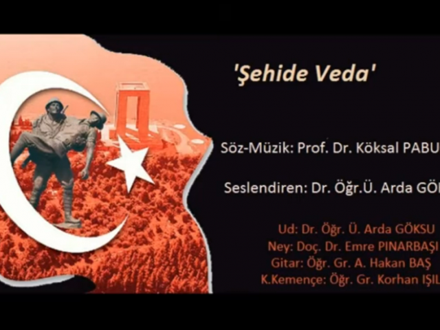 Prof.Dr.KÖKSAL PABUÇCU 18 MART ŞEHİTLER GÜNÜNDE ŞEHİTLERE VEDA ESERİ