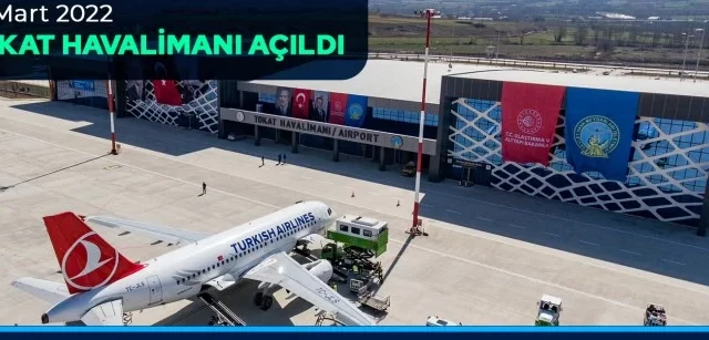 TOKAT HAVALİMANI 1 YILI GERİDE BIRAKTI