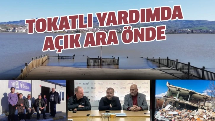 TOKATLI YARDIMDA AÇIK ARA ÖNDE