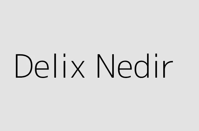 000000.pngtextDelix Nedir