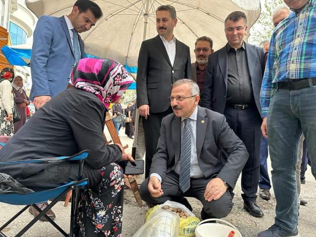 Milletvekil Adayı Yusuf Beyazıt Niksarda Esnaflarla Buluştu