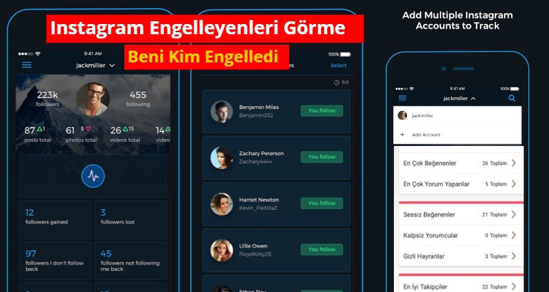 Instagram Engelleyenleri Görme Uygulaması [Android ve iOS]