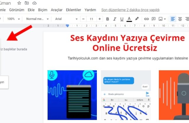 Ses Kaydini Yaziya Cevirme Online