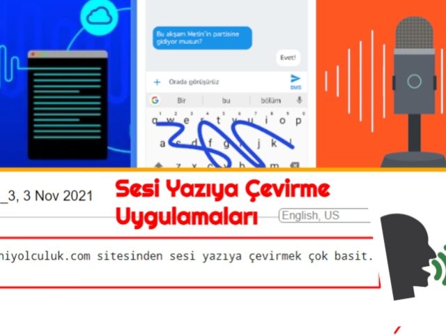 Ses Kaydini Yaziya Cevirme Uygulamalari