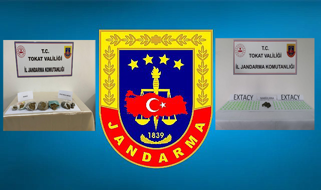 Tokat İl Jandadarma Ekiplerinden Üst Üste Uyuşturucu Tacirlerine Darbe