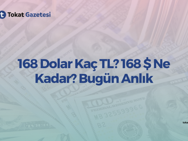 168 dolar kac tl 168 ne kadar bugun anlik