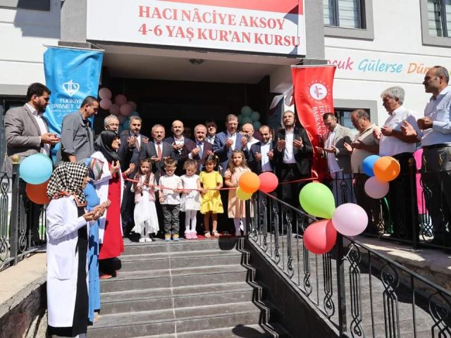 Tokat Müftülüğü, Hacı Nâciye Aksoy 4-6 Yaş Kur’an Kursu’nu Açtı