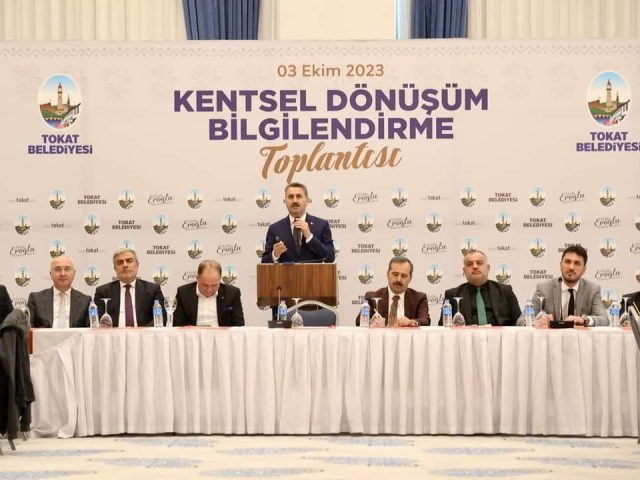 Tokat Belediyesi Kentsel Dönüşüm Bilgilendirme Toplantısı Düzenledi