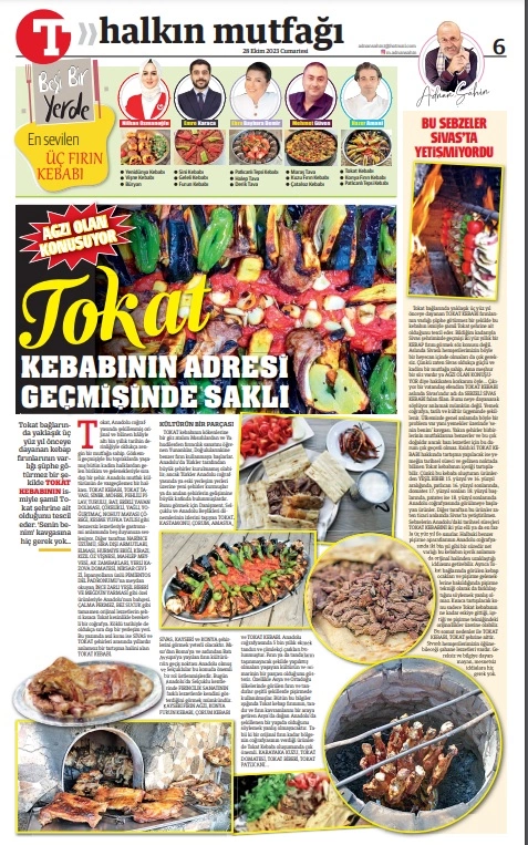 Tokat Kebabı için “Ağzı olan konuşuyor” dedi