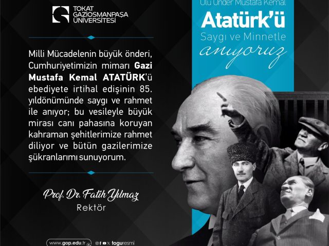 Atatürk denildiğinde aklınıza ilk ne geliyor? TOGU’lülere sorduk!