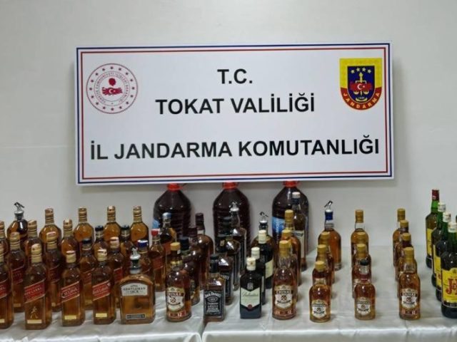 Tokat İl Jandarma Komutanlığı, Kaçak/ Sahte Alkol Kaçakçılığıyla Mücadeledeye Devam Ediyor