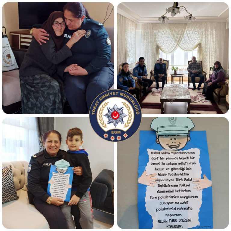 Polis Haftasında Anlamlı Ziyaret: Şehit Aileleri Unutulmadı