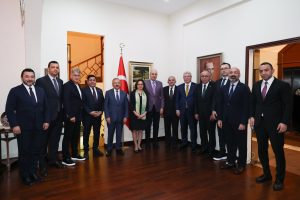 Türkiye ile Kırgızistan Arasındaki İlişkiler Güçleniyor TBMM Heyeti Bişkek Büyükelçiliğini Ziyaret Etti