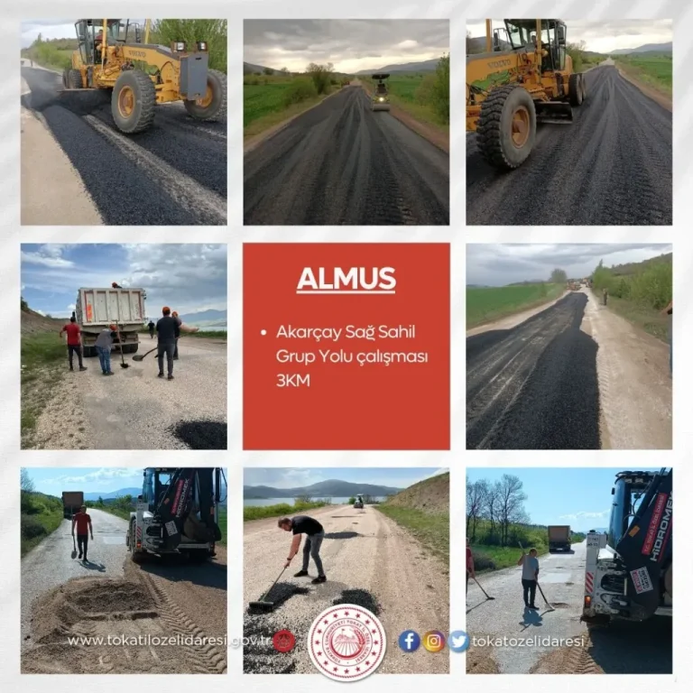 Tokat’ta Köy Altyapılarına Yoğun Mesai: Yollar Düzenleniyor, Su Hatları Yenileniyor