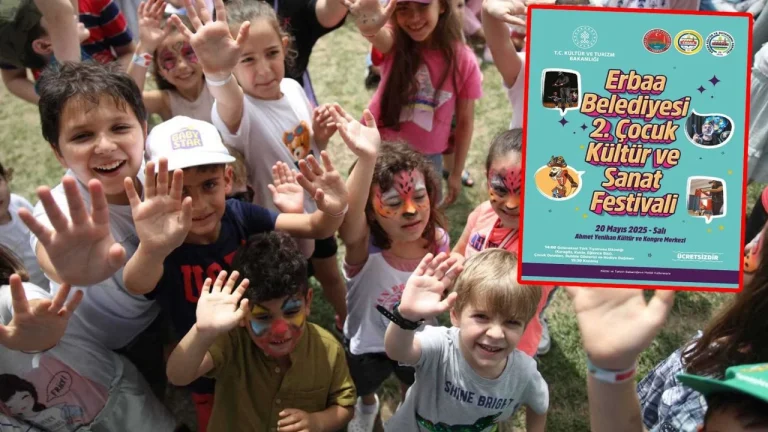 Erbaa’da Çocuklara Sanat Şöleni: Kültür ve Sanat Festivali 20 Mayıs’ta Başlıyor!