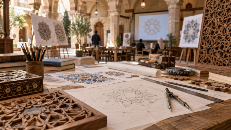 Uluslararası geometrik desenler çalıştayı Tokat’ta atölye ve sunumlarla sürdü