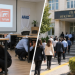 Tokat Zile Hükümet Konağı’nda deprem ve tahliye tatbikatı yapıldı