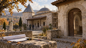 Zile’deki Şeyh Nusrettin Tekkesi için restorasyon incelemesi yapıldı