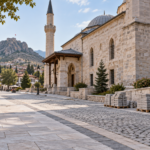 Tokat Meydan Camii yanında parke ve küptaş tamiri tamamlandı