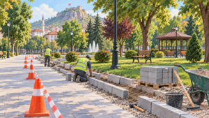 Tokat Ulupark’ta bordür çalışması sürüyor: Ne zaman tamamlanacak?