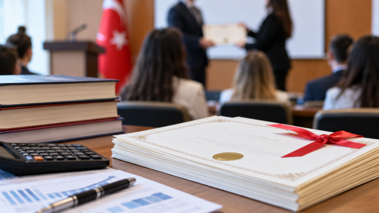 TOGÜ’de muhasebe eğitimini tamamlayan öğrencilere sertifika verildi