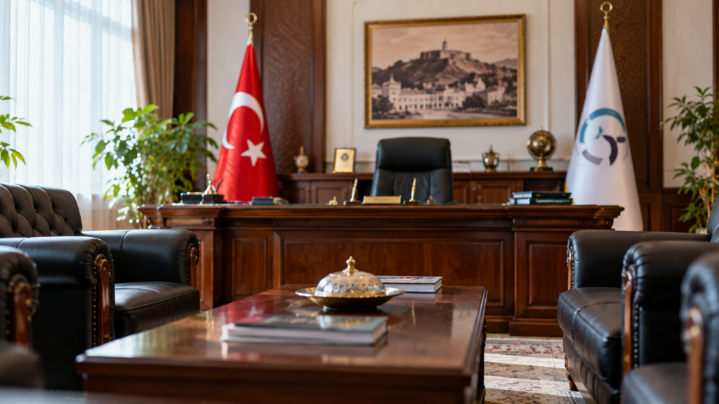 MSÜ Rektörü Erhan Afyoncu Tokat’ta: TOGÜ Rektörü Fatih Yılmaz ile görüştü