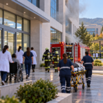 TOGÜ Diş Hekimliğinde yangın tatbikatı: Hastalar tahliye edildi, ekipler müdahale etti