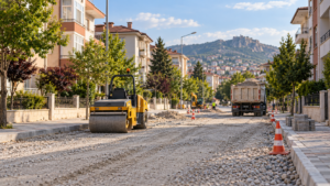 Tokat Bahçelievler’de Ülkü Caddesi’nde dolgu çalışması devam ediyor