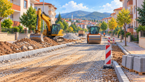 Tokat Kaşıkcıbağları’nda yol genişletme sürüyor: Ahmet Yesevi 7. Sokak