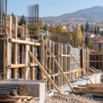 Tokat Kümbet Mahallesi’nde perde temel kalıp çalışması devam ediyor
