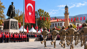 Tokat’ta Cumhuriyet’in 103. yılı kutlandı: Komandoların gösterisi öne çıktı