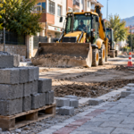 Tokat’ta üç mahallede yol mesaisi: İki noktada çalışma sürüyor, biri tamamlandı