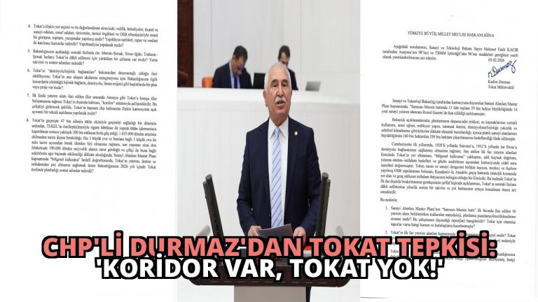 CHP’li Durmaz’dan Tokat Tepkisi: ‘Koridor Var, Tokat Yok!’