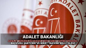 Adalet Bakanlığı’ndan 5 Bin Zabıt Katibi Müjdesi: Başvuru Şartları ve Mart Takvimi Belli Oldu!
